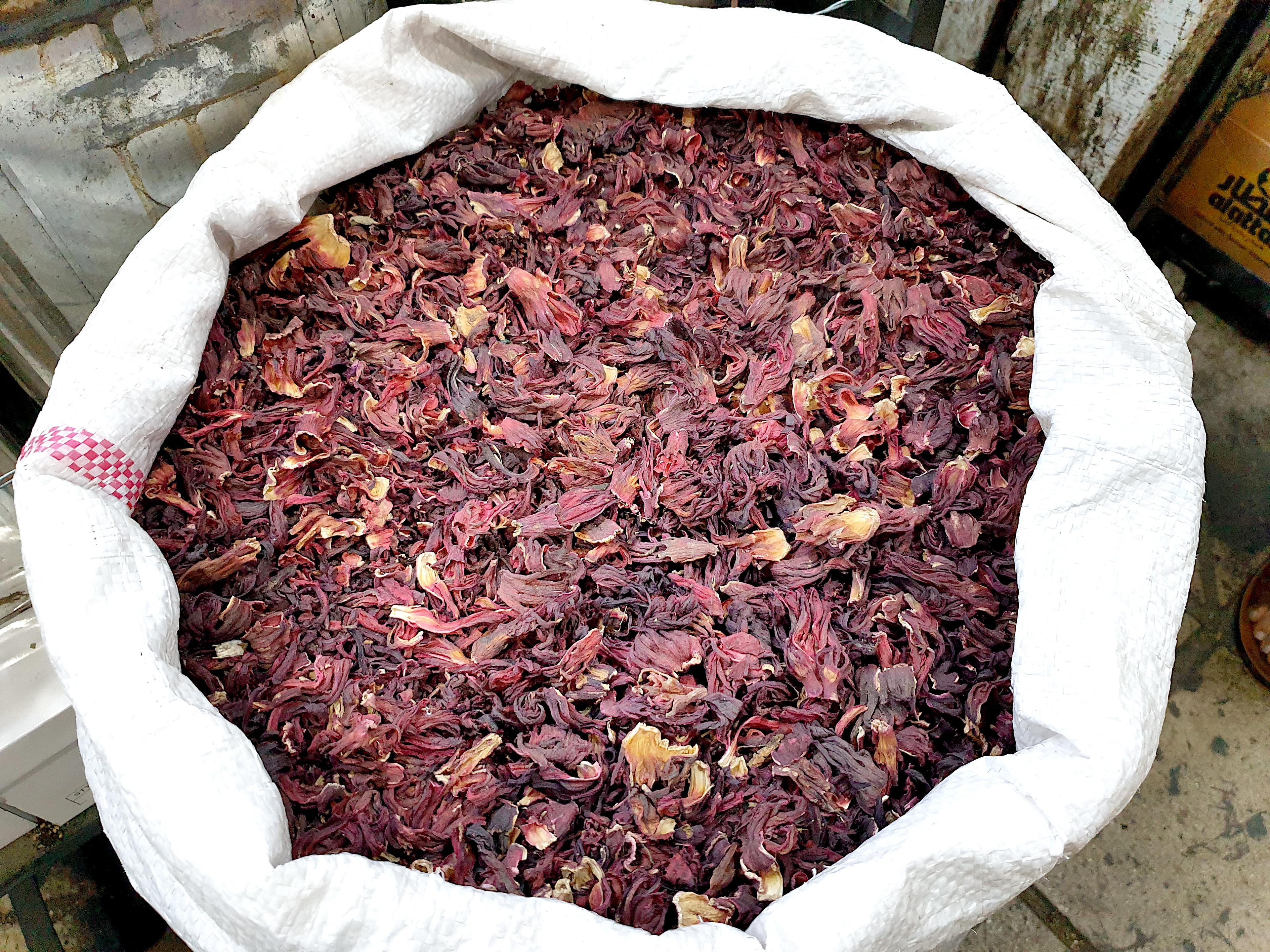 Hibiscus séché (domaine public)