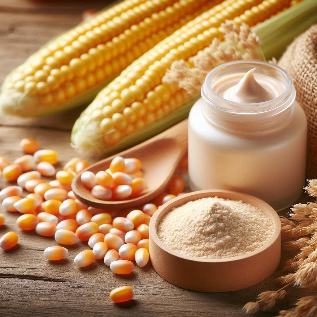 Maize as an ingredient for cosmetics products (public domain)