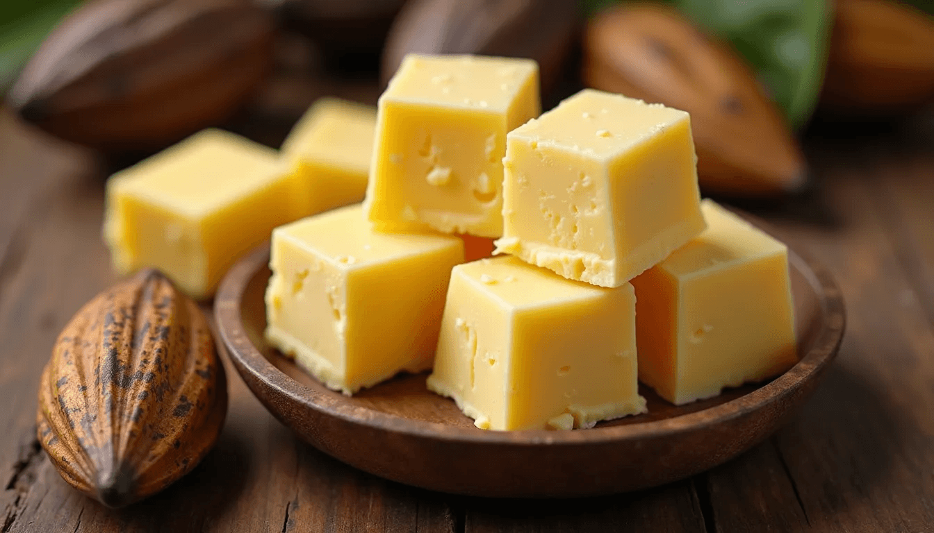 Kakaobutter (KI-generiertes Bild)