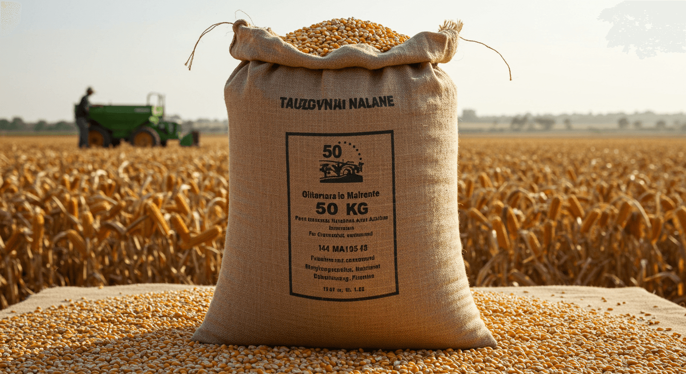 A bag of maize grains (AI-generated image)
