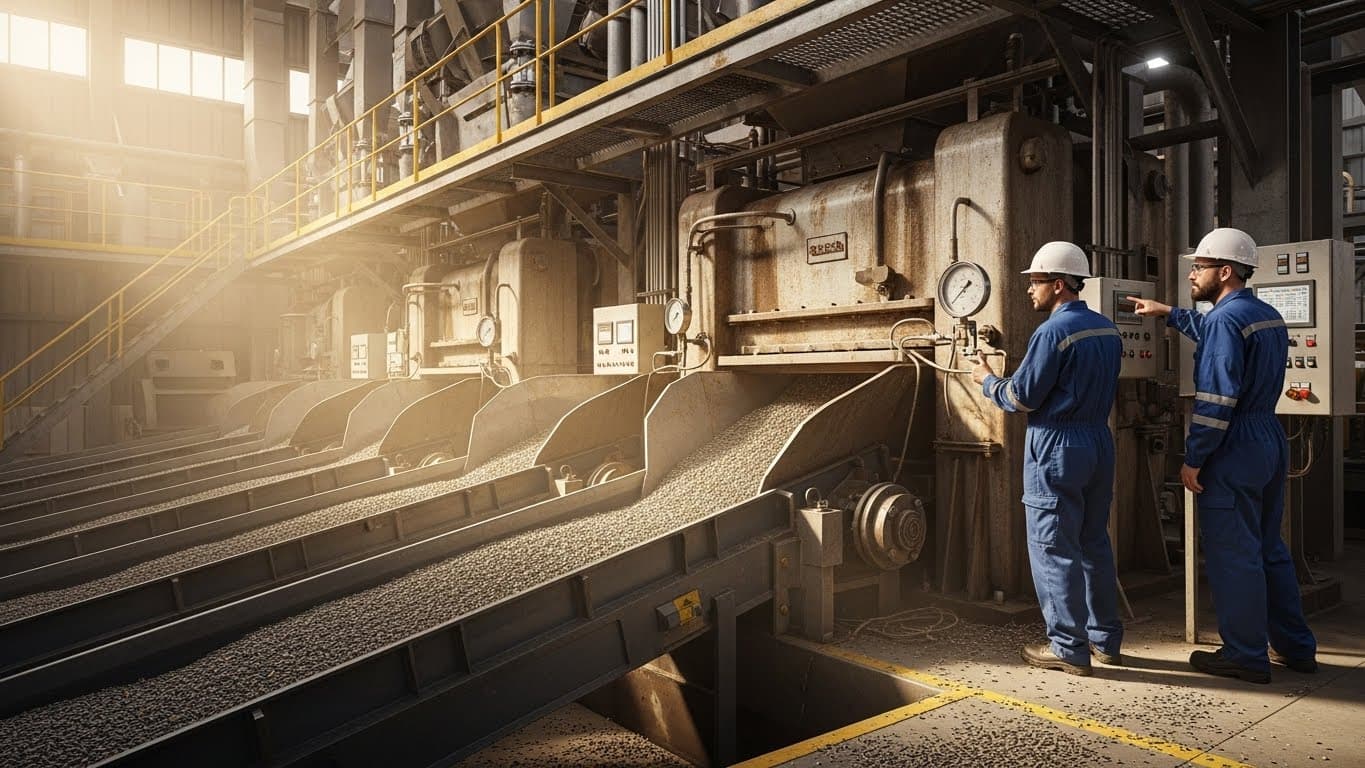 Modern South African crushing plant (AI-generated image)