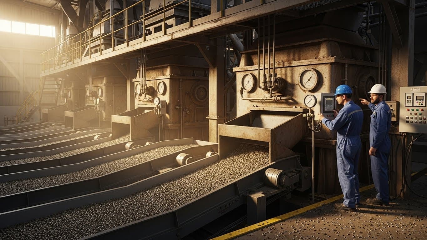 Usine de concassage moderne en Afrique du Sud (image générée par IA)